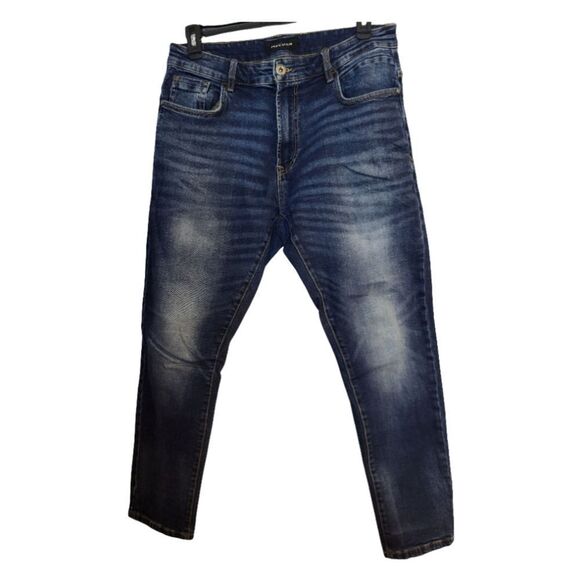 Smog Men's Blue Denim Jeans  KJ0716C - Picture 1 of 3